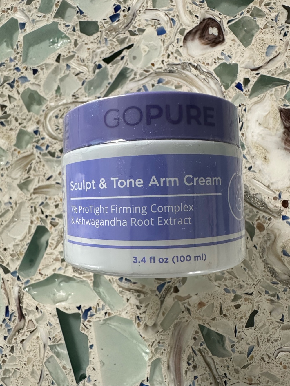GoPure Sculpt & Tone Arm Cream - Lavender/White